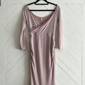 Pink Blush maternity gown